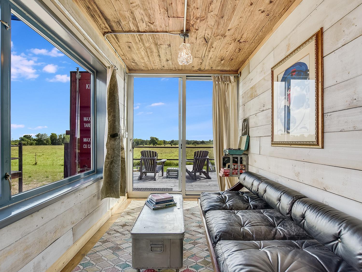 Flophouze Shipping Container Hotel Round Top Oda fotoğraf